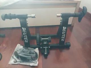 Bicicleta plegable B'Twin Tilt 500 + Rodillo