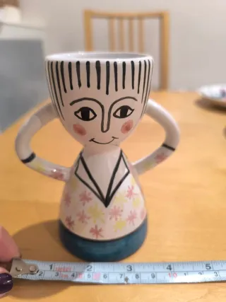 Jarrón decorativo de cerámica