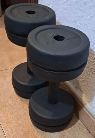 PESAS 2 MANCUERNAS DE 26KG Y MAS