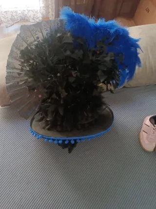 Sombrero de Carnaval Negro y Azul