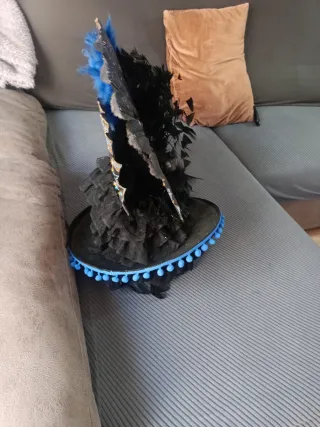 Sombrero de Carnaval Negro y Azul