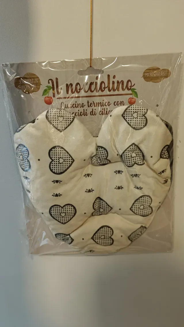 Cuscino termico Il nocciolino cuore