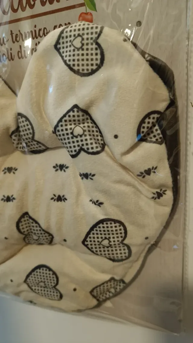 Cuscino termico Il nocciolino cuore