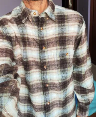 Camisa de franela a cuadros
