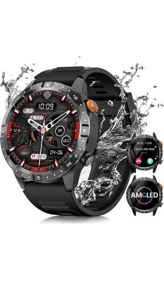 Reloj Inteligente Hombre 1.43 AMOLED Negro