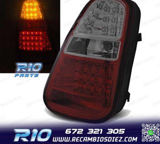 PILOTOS MINI COOPER R50 R52 R53 04-06 LED ROJO AHUMADO