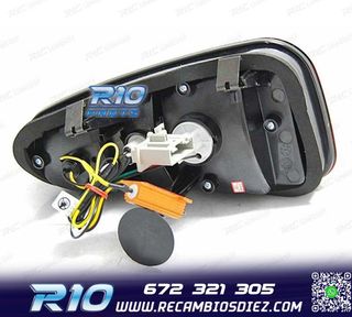 PILOTOS MINI COOPER R50 R52 R53 04-06 LED ROJO AHUMADO