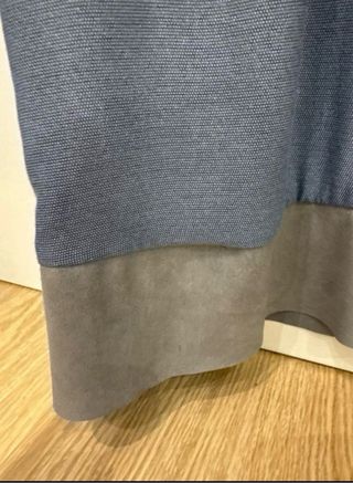 Vestido fiesta negro y azul