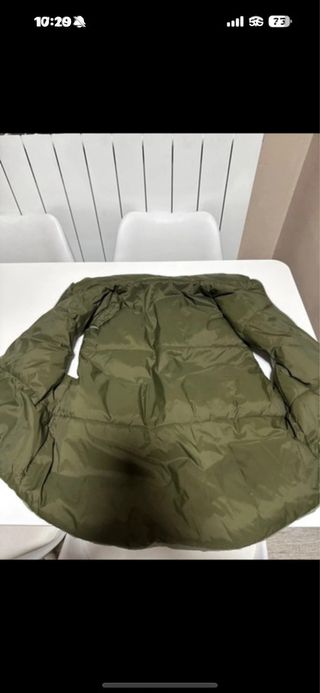 Chaleco Zara Mujer Verde Oliva