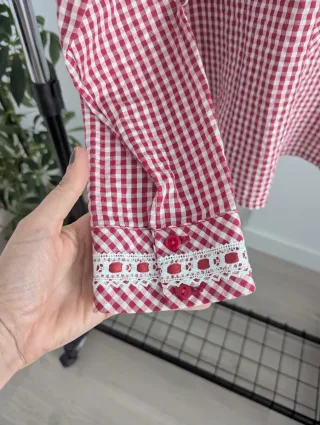 Camisa cuadros italiana CARLA PERONI Talla L