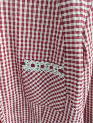 Camisa cuadros italiana CARLA PERONI Talla L