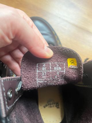 Botas Dr. Martens color vino