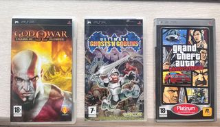 Lote 3 juegos PSP: God of War, Ghosts'n Goblins, G