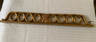 Elemento decorativo in legno dorato