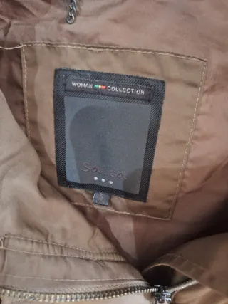 Abrigo SALSA acolchado capucha y pelo