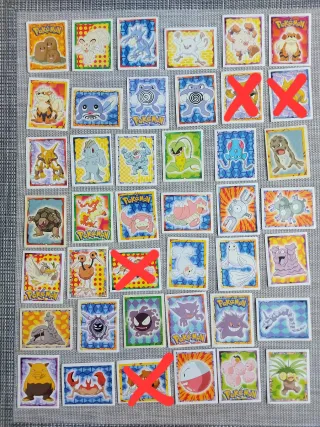 Lote Cromos Pokémon Merlín 1999