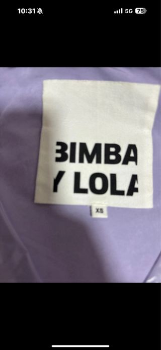Chaqueta Bimba y Lola Morada Mujer