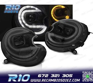 FAROS XENON MINI COOPER 06-14 LED NEGRO