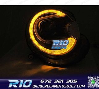 FAROS XENON MINI COOPER 06-14 LED NEGRO