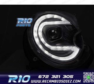 FAROS XENON MINI COOPER 06-14 LED NEGRO