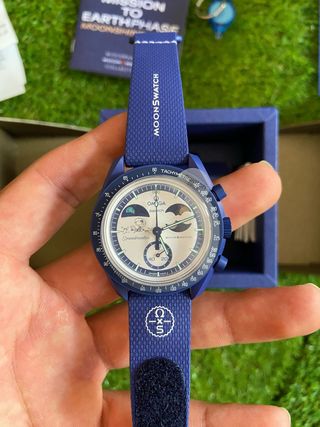 Omega x Swatch Mission to Earthphase Monshine gold