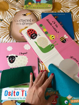 Lote de 7 libros para bebés.