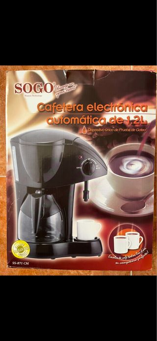 Cafetera Sogo Electrónica Automática 1,2L