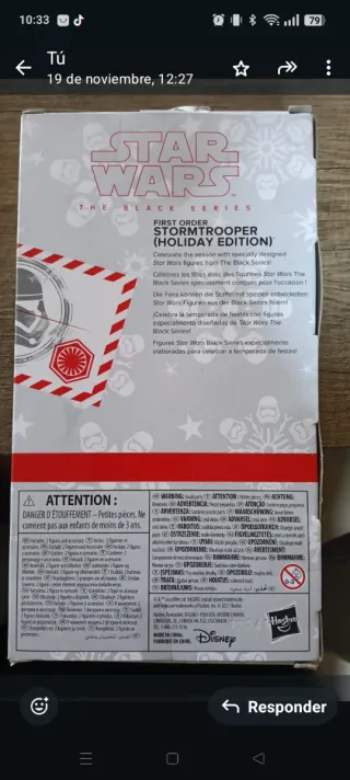 Star Wars The Black Series Stormtrooper Navideño