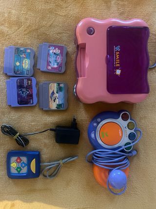 Consola Vtech V.Smile con 4 juegos