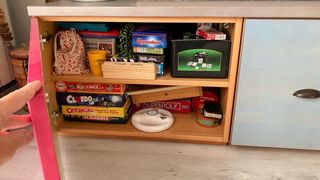 Mueble TV y organizador comedor moderno