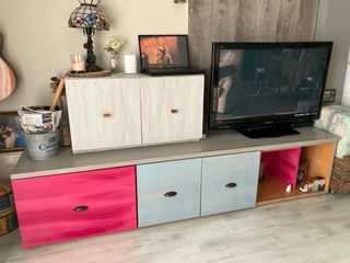 Mueble TV y organizador comedor moderno
