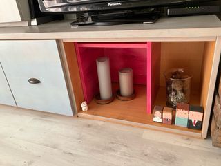 Mueble TV y organizador comedor moderno