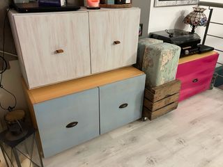Mueble TV y organizador comedor moderno