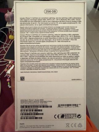 iPhone 11 256 GB Morado negociable