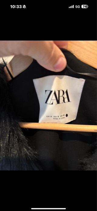Chaleco pelo Zara mujer