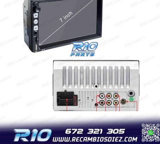 RADIO 2DIN GPS 7" TÁCTIL BLUETOOTH USB SD