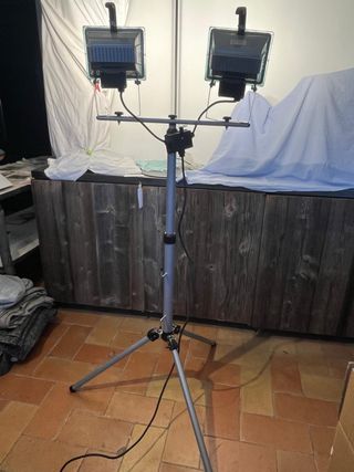 Foco Profesional 2x40W Trípode