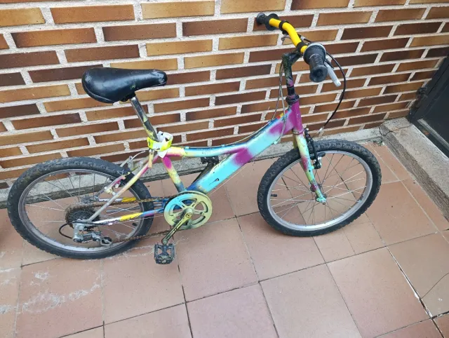 Bicicleta infantil multicolor