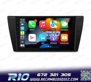 RADIO GPS ANDROID 14 PARA BMW E90 E91 E92 E93 PANTALLA 9" TA
