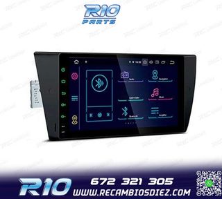 RADIO GPS ANDROID 14 PARA BMW E90 E91 E92 E93 PANTALLA 9" TA