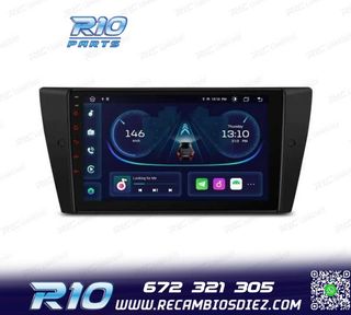 RADIO GPS ANDROID 14 PARA BMW E90 E91 E92 E93 PANTALLA 9" TA