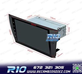 RADIO GPS ANDROID 14 PARA BMW E90 E91 E92 E93 PANTALLA 9" TA