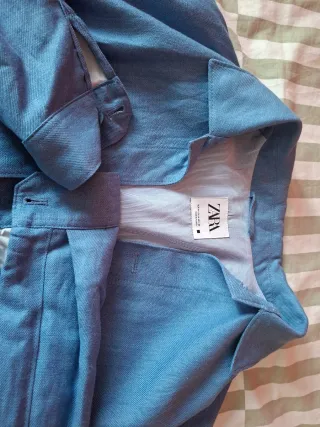 Cazadora Zara azul T. M