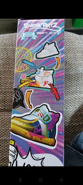 Kit de manualidades para zapatillas en miniatura