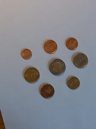 Lote 9 Series de Monedas España 1c-2€ (1999-2007