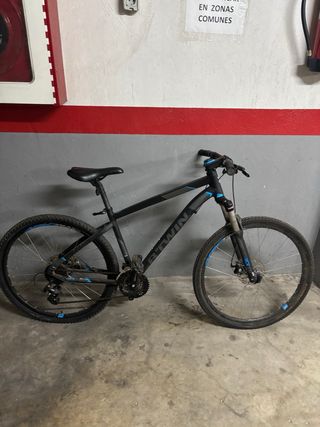 Bicicleta Montaña Btwin Negra