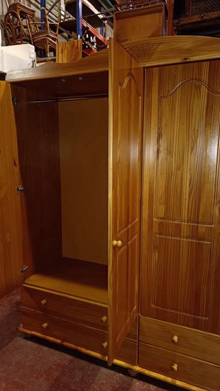 Armario 4 puertas pino provenzal