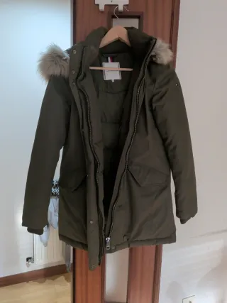 Chamarra Tommy Hilfiger Mujer Talla XS Verde