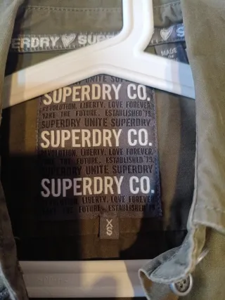 Camisa Superdry verde talla XS