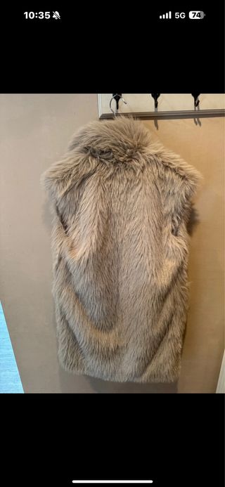 Chaleco pelo Zara